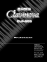 Yamaha Electronic Keyboard CLP-955 Manuale utente