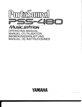 Yamaha PortaSound PSS-480 Manuale del proprietario