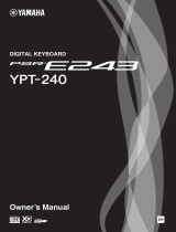 Yamaha PSR-E243 Manuale del proprietario