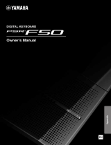 Yamaha PSR-F50 Manuale del proprietario