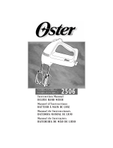 Oster Mixer 2506 Manuale utente