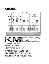 Yamaha KM602 Manuale del proprietario