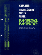 Yamaha M1524 M1532 Manuale del proprietario