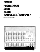 Yamaha M512 Manuale del proprietario