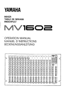 Yamaha MV1602 Manuale del proprietario