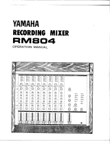 Yamaha RM804 Manuale del proprietario