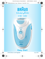 Braun 5180,  5280,  Silk-épil X'elle Easy Start Manuale utente