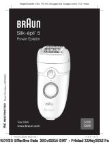 Braun 5780,  5280,  Power Epilator,  Silk-épil 5 Manuale utente