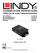 Lindy HDMI 2.0 18G Audio Extractor & Embedder Manuale utente