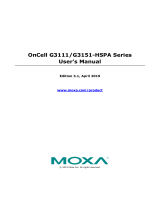 Moxa OnCell G3101-HSPA Series Manuale utente