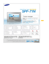 Samsung SPF-71N Manuale utente