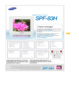 Samsung SPF-83H Manuale utente