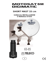 Teleco MotoSat Digimatic 65/85 Short Mast Manuale utente