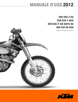 KTM 350 EXC-F Six Days 2012 Manuale del proprietario