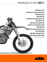 KTM 400 EXC 2011 Manuale del proprietario