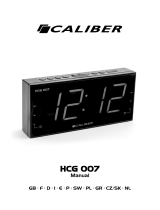 Caliber HCG007 Manuale del proprietario