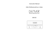 Denver DAB+ radio Manuale utente