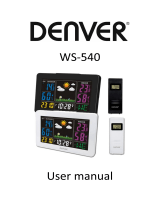 Denver WS-540WHITE Manuale utente