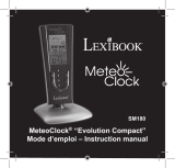 Lexibook MeteoClock Evolution Compact Manuale utente