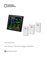 National Geographic VA colour LCD Weather Station incl. 3 Sensors Manuale del proprietario