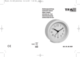 TFA Dostmann Analogue alarm clock Manuale utente