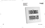 TFA Digital Radio Controlled Clock with Temperature TIMELINE Manuale utente