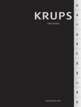 Krups GVS142 Manuale utente