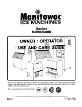 Manitowoc Ice G0200 G0400 Guida d'installazione