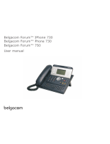 BELGACOM Forum 750 Manuale utente