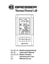 Bresser TemeoTrend LB Wireless Weather Station, black Manuale del proprietario