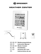 Bresser Weather Center Wireless Weather Station, white/silver Manuale del proprietario