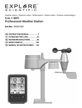 Explore Scientific Professional WIFI colour Weather Center 5-in-1 V Manuale del proprietario