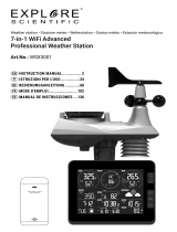 Explore Scientific Professional WIFI Weather Centre 7in1 Manuale del proprietario