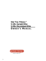 Star Trac S Series Recumbent S-RBx Manuale del proprietario