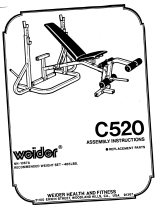 Weider C520 Manuale utente