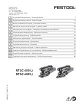 Festool DTSC 400 3,1 I-Plus Istruzioni per l'uso