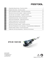 Festool ETS EC 125/3 EQ-Plus Istruzioni per l'uso