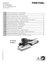 Festool RS 200 EQ-Plus Manuale utente