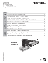 Festool RS 300 EQ-Set Istruzioni per l'uso