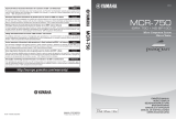 Yamaha PianoCraft MCR-750 Manuale del proprietario