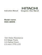 Hitachi HDC-88WE Manuale utente