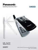 Panasonic X400 Manuale utente