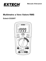 Extech Instruments EX205T Manuale utente