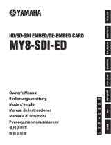 Yamaha MY8-SDI-ED Manuale del proprietario