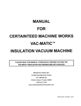 CertainTeed Vac-Matic U48P-4-14 Guida d'installazione