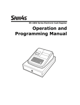 Sam4s ER-180U Series Operation and programming manual