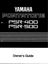 Yamaha SA500 Manuale del proprietario