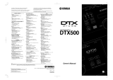 Yamaha DTX500 Manuale del proprietario