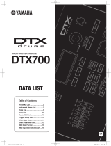 Yamaha DTX700 Manuale utente