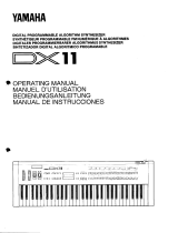 Yamaha DX11 Manuale del proprietario